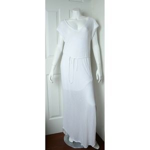 Splendid Long White Knit Dress sz Small